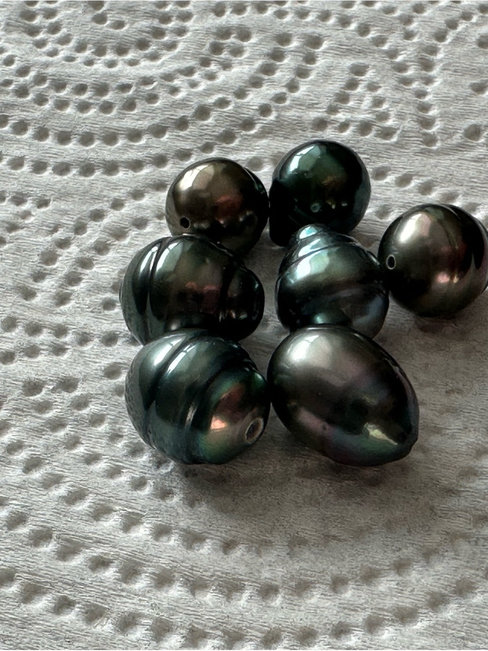 Assorted Tahitian Pearls Drop Shape Pendants DIY Jewelry Supplies Destash NWOT - Picture 2 of 3